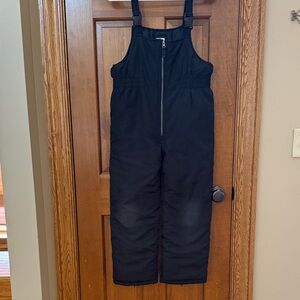 Carter's Black Snow Bib with Zipper